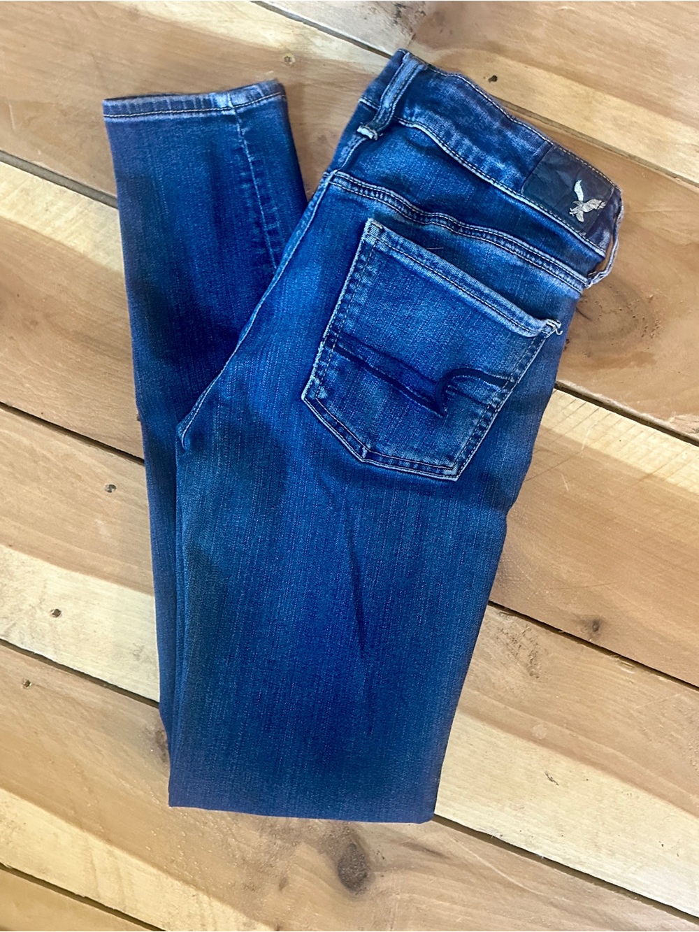 American Eagle Outfitters Deep Blue Slim Jeggings